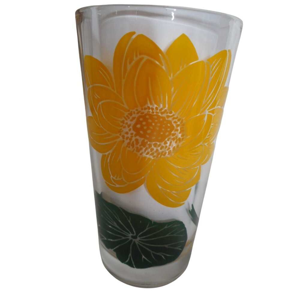 MCM Peanut Butter Drinking Juice Glass Boscul Tumbler American Lotus 5" #3